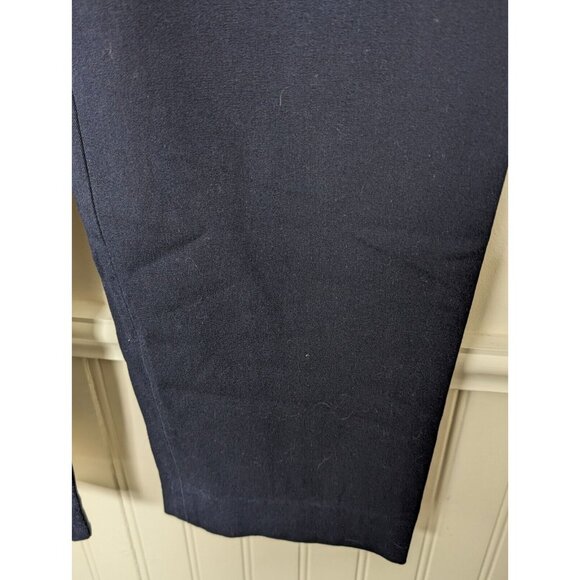 Talbots Pants Size 12 Heritage Blue Navy Straight Leg Heritage Chino - Picture 5 of 15
